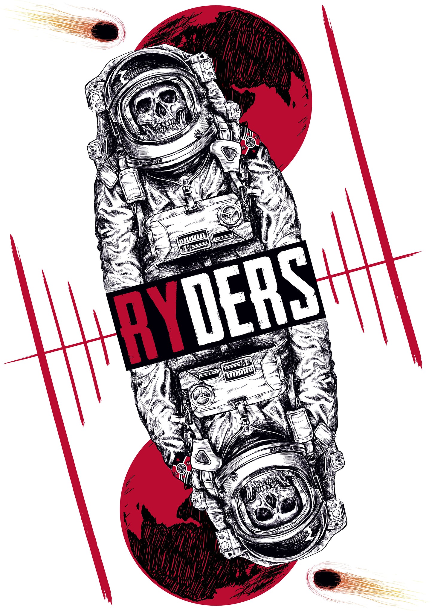T-Shirt: RYDERS Astronaut (Dual)